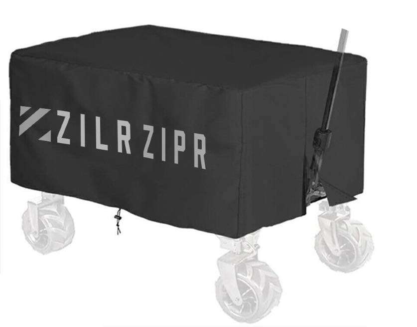 ZIPR Rain Jacket — UV-resistant weather cover for ZIPR cart when unfolded on set