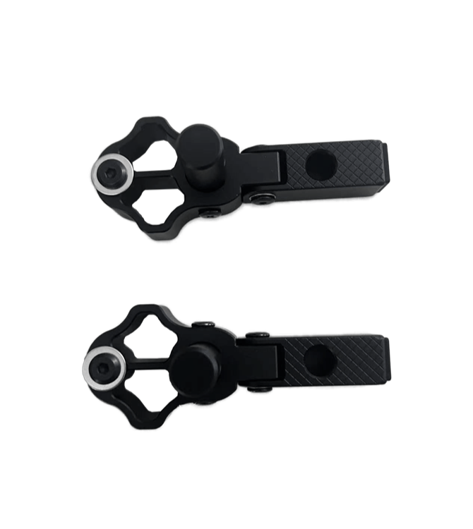 ZIPR Foot Pegz — foldable non-slip rear passenger foot rests for ZIPR 2WD and 4WD
