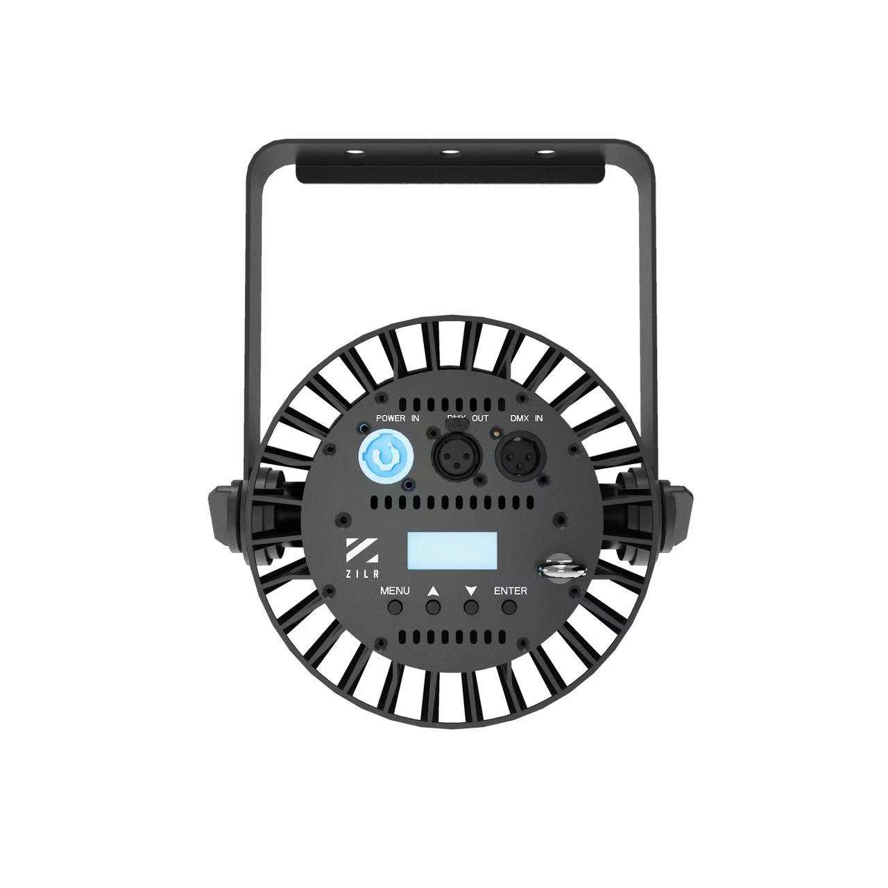 ZILR ZILRLIGHT01 — rear with XLR and RJ45 connectors thumbnail