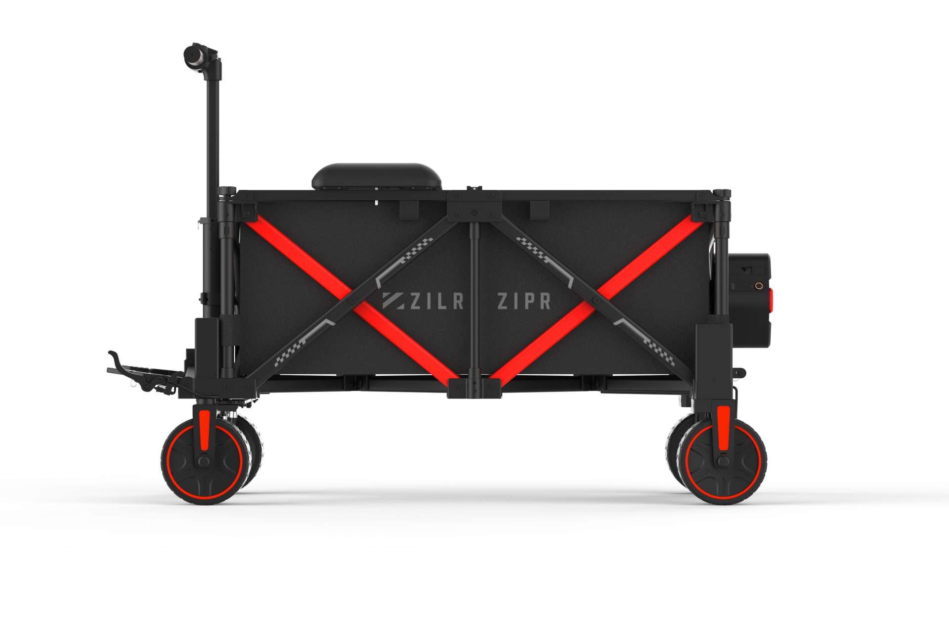 ZIPR 4WD production cart rear view