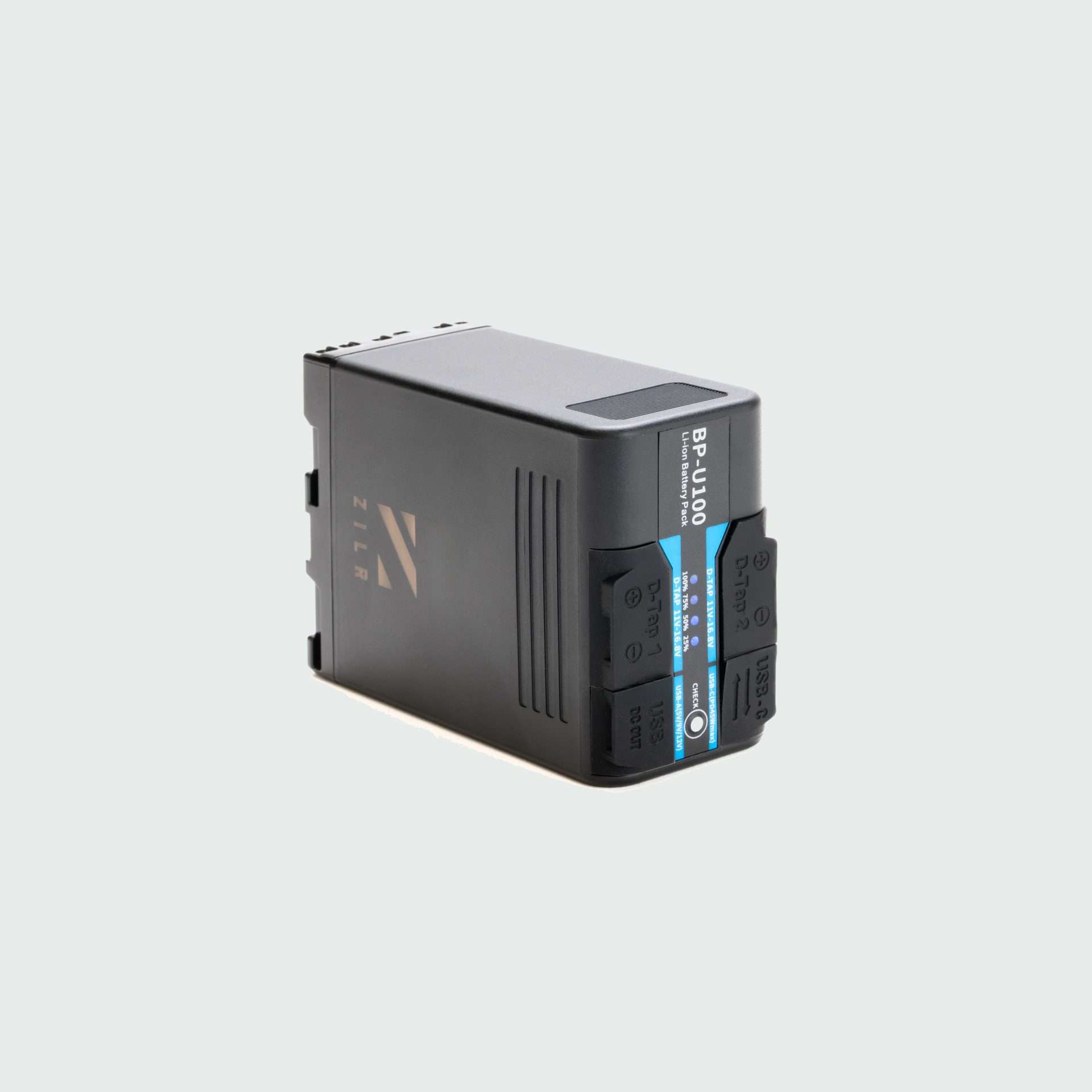 ZILR BPU100 battery with USB-C PD — Sony broadcast camera battery with USB-C Power Delivery
