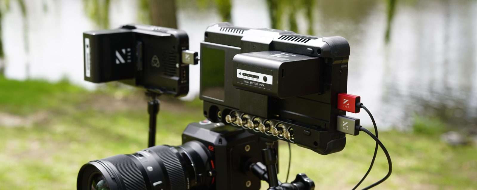 ZILR professional USB-C PD battery adapter — on-set power solutions for video production