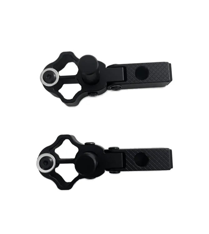 ZIPR Foot Pegz foldable foot rests for rear passengers